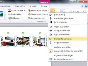 PowerPoint Tipp Objekte verteilen