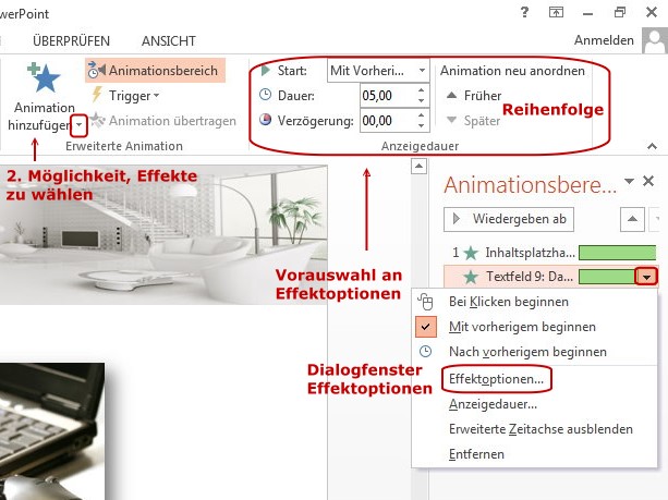 PowerPoint Tipp Objekte Animation